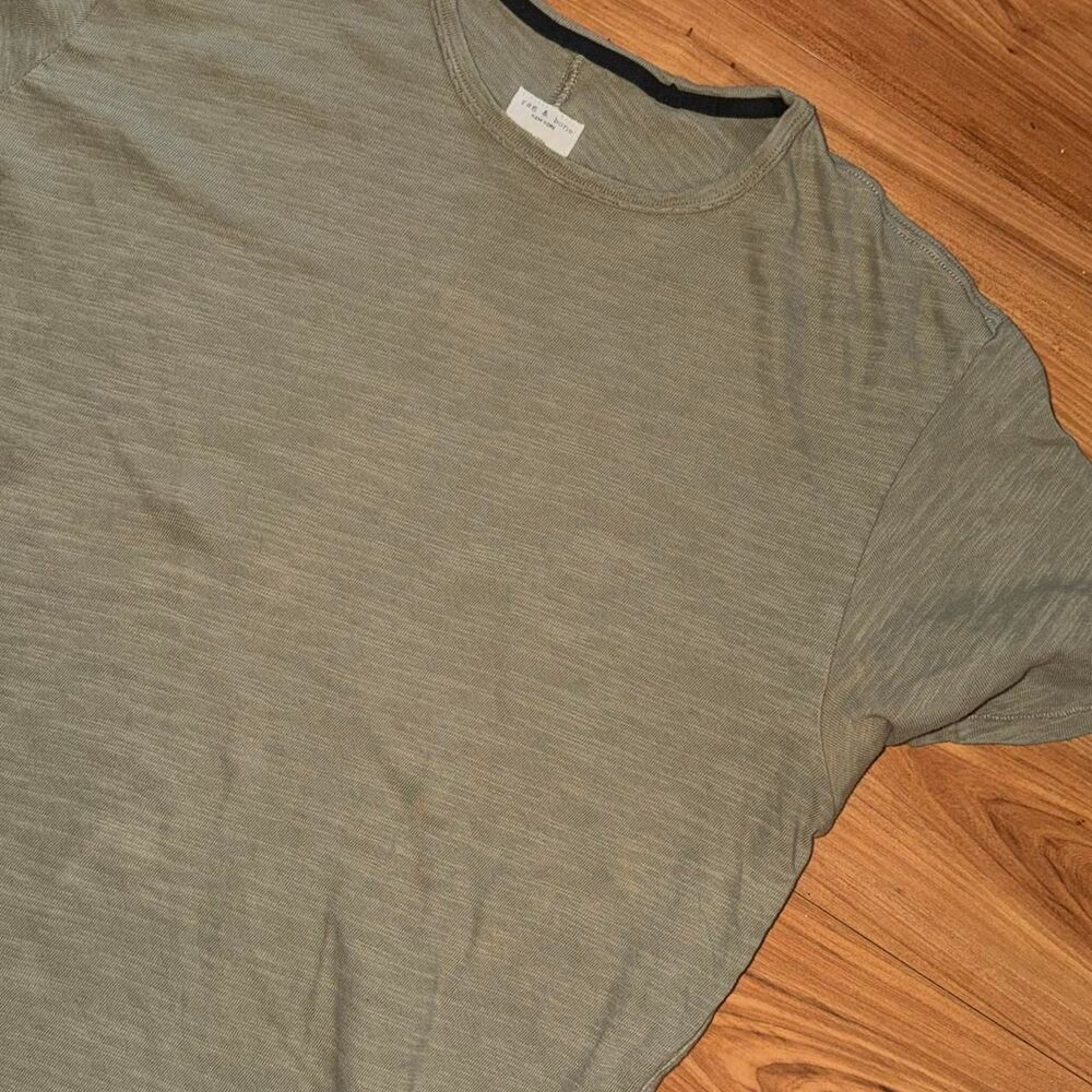 Rag-bone Men's Green and Khaki T-shirt